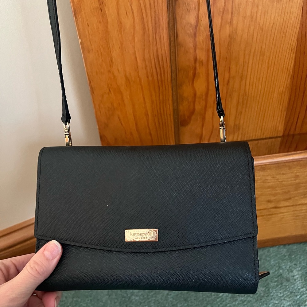 Kate Spade Elegant Black Crossbody Bag